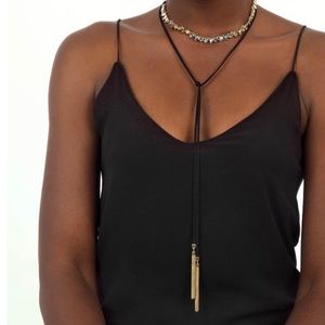 Stella & Dot Eliza Fringe necklace